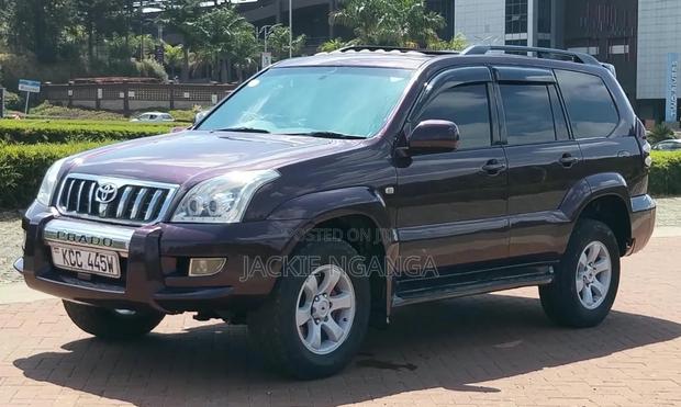 Toyota Land Cruiser Prado 2008 Maroon