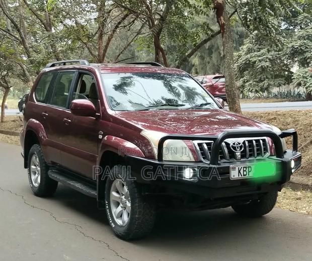 Toyota Land Cruiser Prado 2005 Maroon