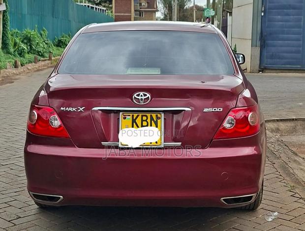 Toyota Mark X 2007 Maroon