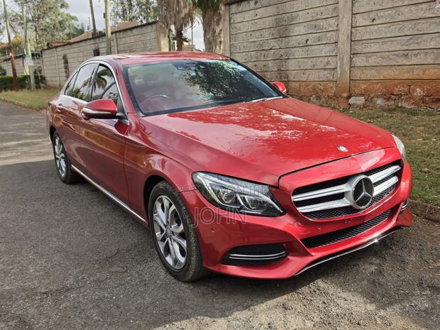 Mercedes-Benz C200 2014 Red
