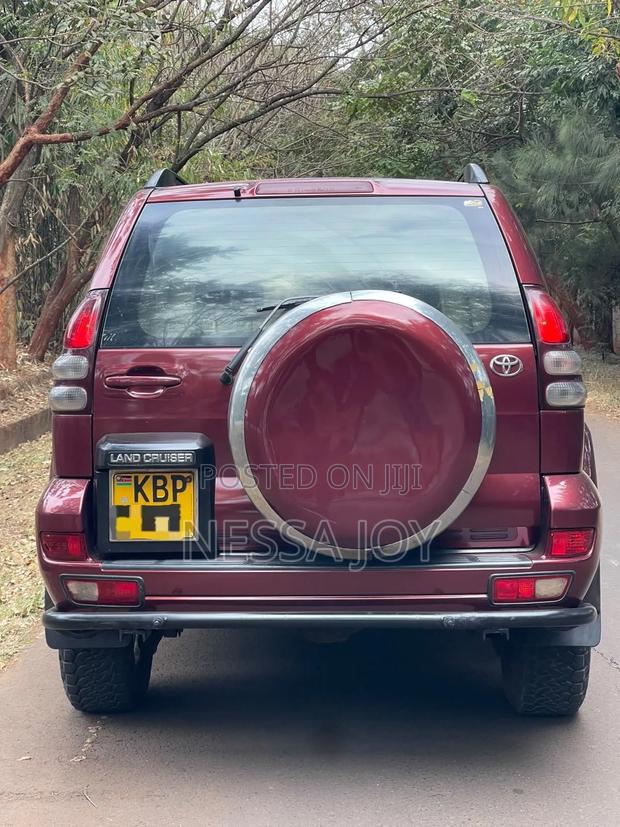 Toyota Land Cruiser Prado 3.0 D-4D 3dr 2005 Burgundy