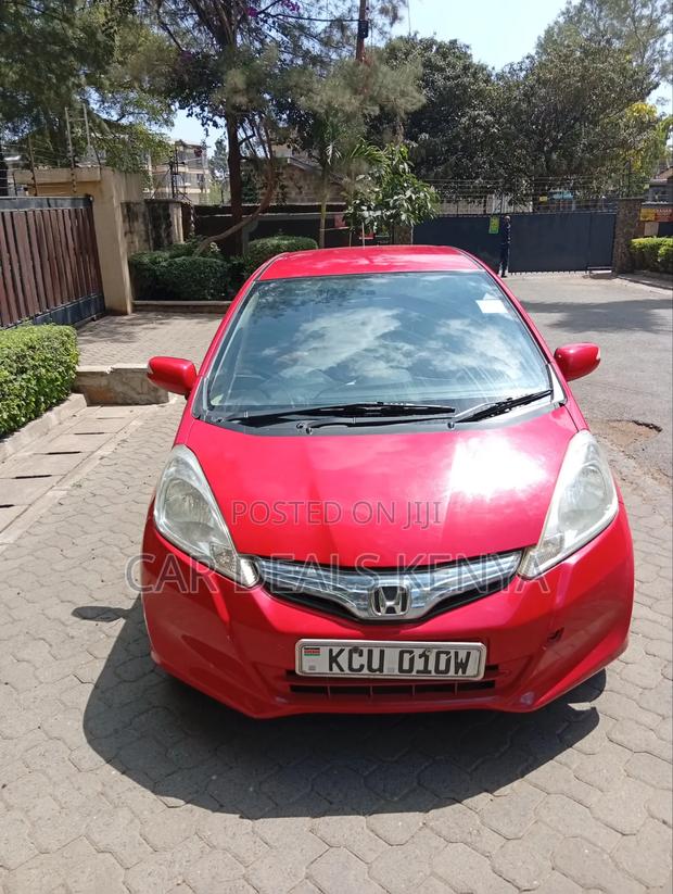 Honda Fit Automatic 2012 Red