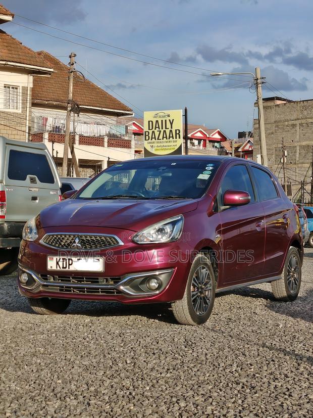 Mitsubishi Mirage 2017 Maroon