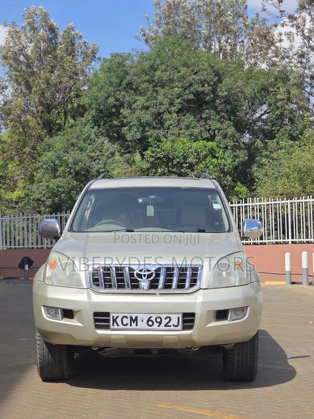 Toyota Land Cruiser Prado 2008 Burgundy