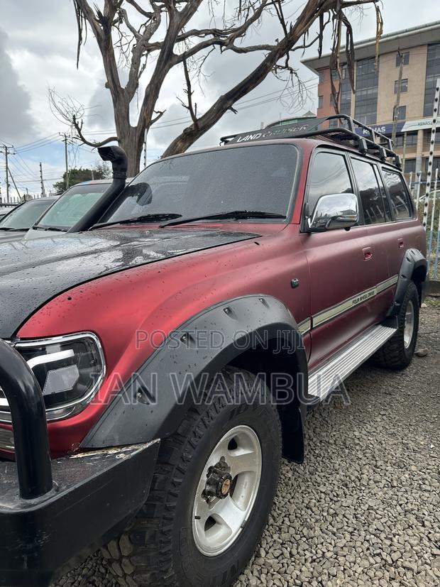 Toyota Land Cruiser 1992 Red