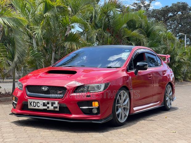 Subaru WRX STI 2015 Red