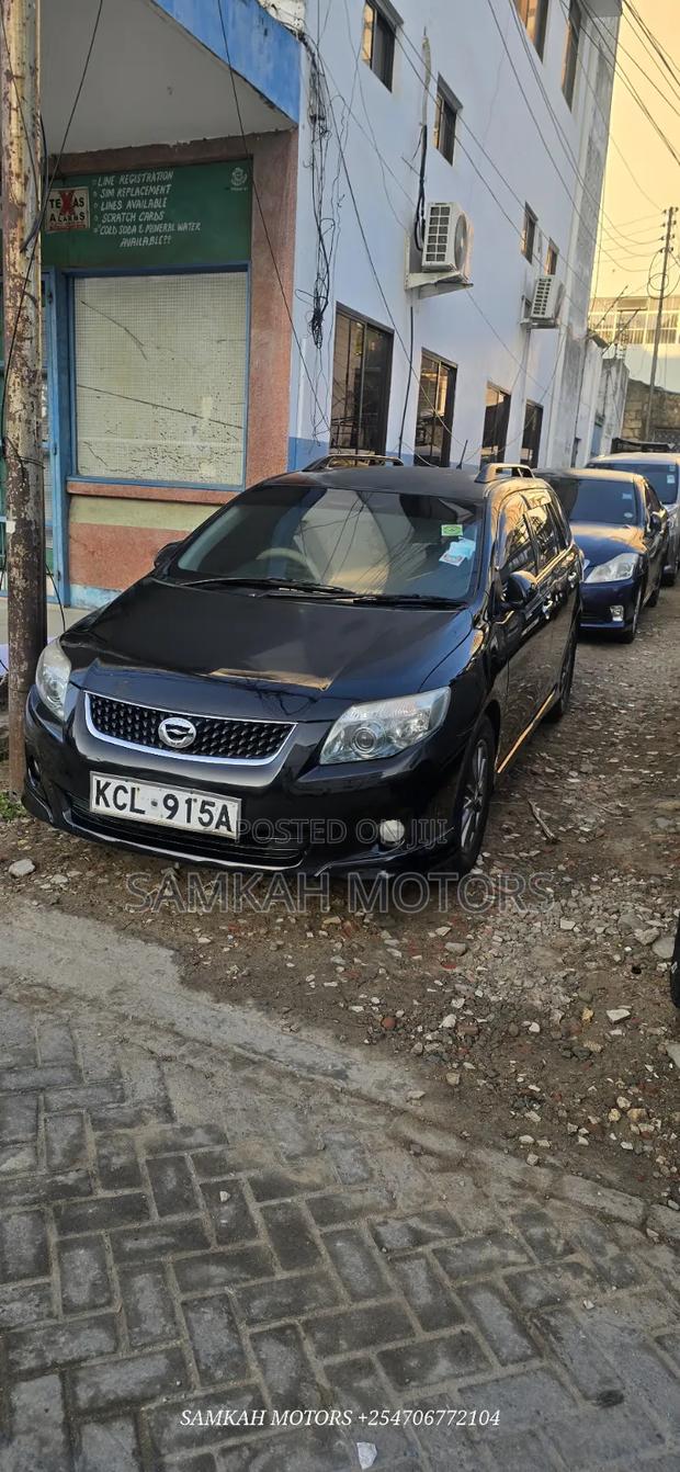 Toyota Corolla Fielder 2012 Black