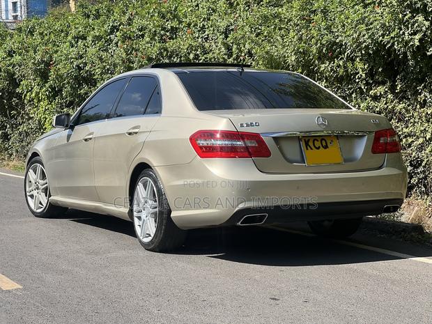 Mercedes-Benz E250 2011 Gold