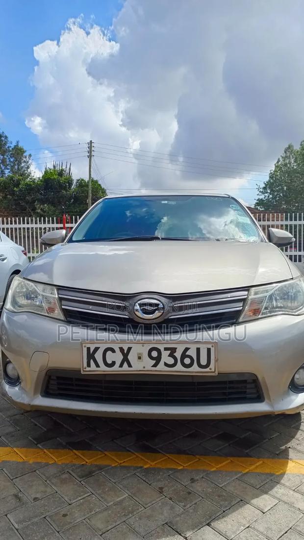Toyota Axio 2012 Silver